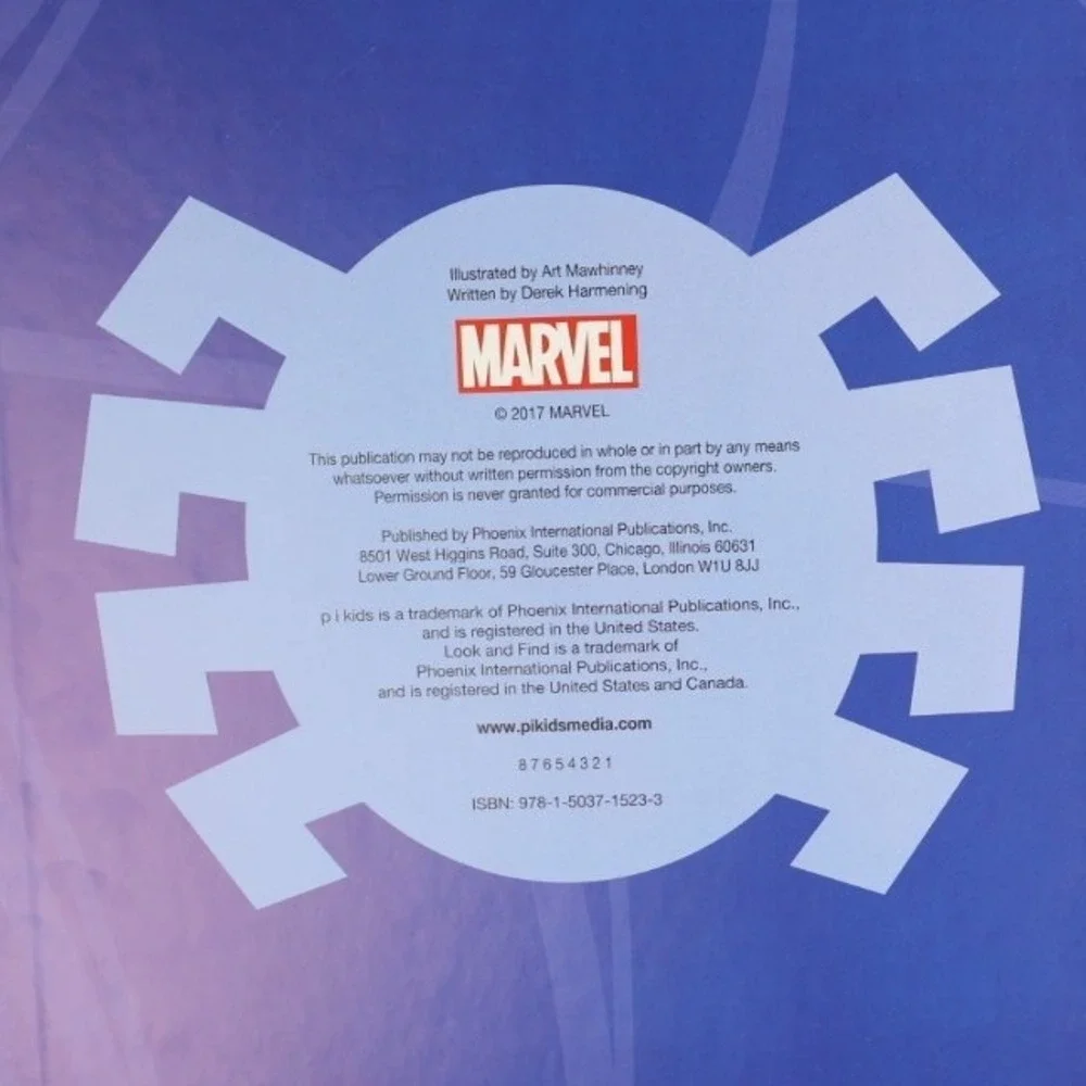 Marvel Spider-Man Look and Find Hardcover Activity Book 2017 PI Kids Hidden Obje
